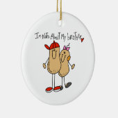 Noten over mijn broer T-shirts en geschenken Keramisch Ornament (Rechts)