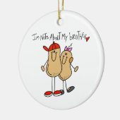 Noten over mijn broer T-shirts en geschenken Keramisch Ornament (Links)