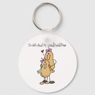 Noten over mijn kleindochter T-shirts en cadeaus Sleutelhanger