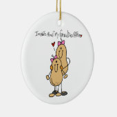 Noten over mijn kleindochter T-shirts en geschenke Keramisch Ornament (Rechts)