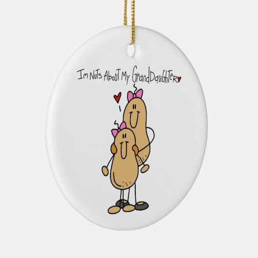 Noten over mijn kleindochter T-shirts en geschenke Keramisch Ornament (Rechts)