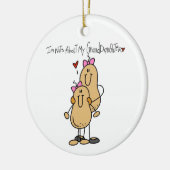 Noten over mijn kleindochter T-shirts en geschenke Keramisch Ornament (Links)