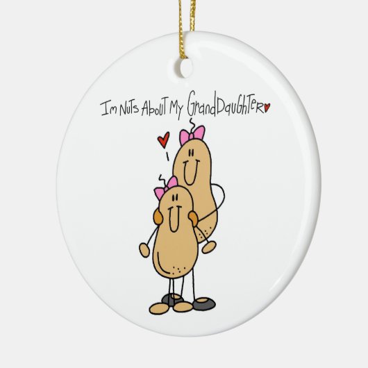 Noten over mijn kleindochter T-shirts en geschenke Keramisch Ornament (Links)