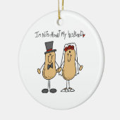 Noten over mijn man T-shirts en cadeautjes Keramisch Ornament (Links)