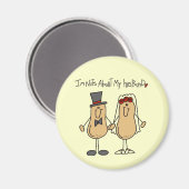 Noten over mijn man T-shirts en cadeautjes Magneet (Voorkant / Achterkant)