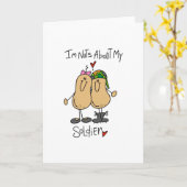 Noten over mijn soldaat kaart (Gele Bloem)