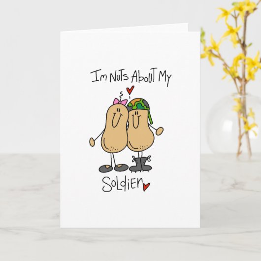 Noten over mijn soldaat kaart (Gele Bloem)