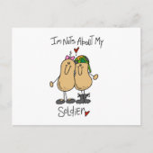 Noten over mijn Soldaat T-shirts en cadeautjes Briefkaart (Voorkant)