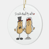 Noten over mijn vrouw T-shirts en cadeautjes Keramisch Ornament (Links)