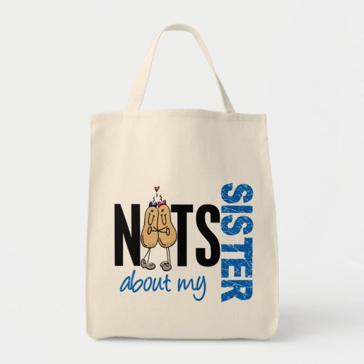 Noten over mijn zuster 1 BLUE Tote Bag (Voorkant)