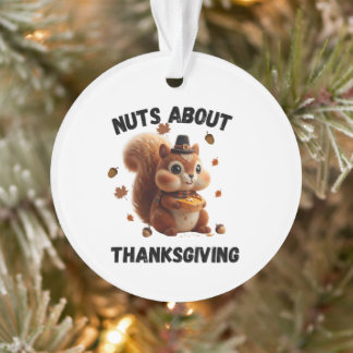 Noten over Taart – Schattige Garens Eekhoorn Thank Ornament