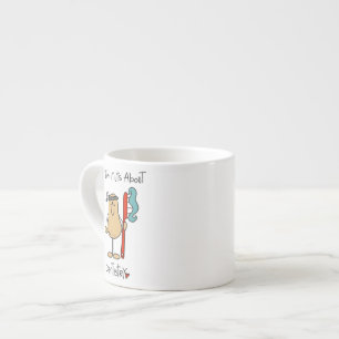 Noten over tandartsshirt en -cadeaus espresso kop