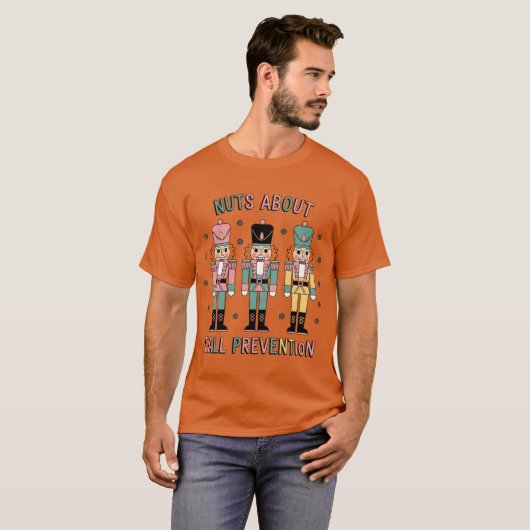 Noten over valpreventie PT Notenkraker Ballet Ch T-shirt (Voorkant volledig)