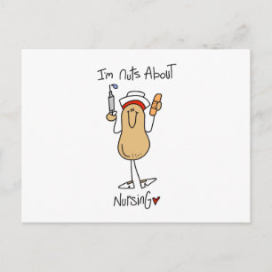 Noten over verpleegster T-shirts en cadeaus Briefkaart