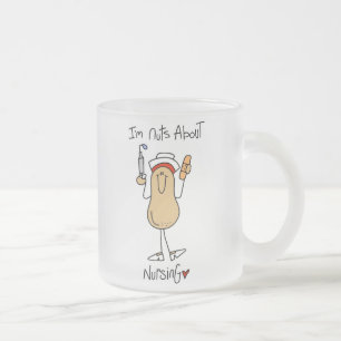 Noten over verpleegster T-shirts en cadeaus Matglas Koffiemok