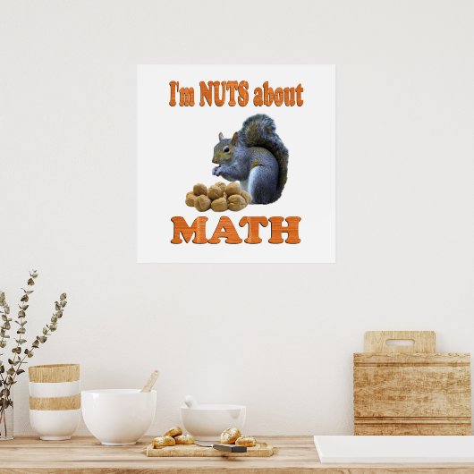 Noten over Wiskunde Poster (Keuken)