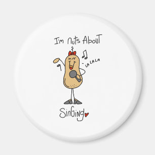 Noten over zingen magneet