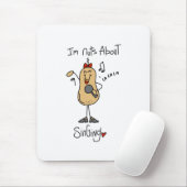 Noten over zingen muismat (Met muis)