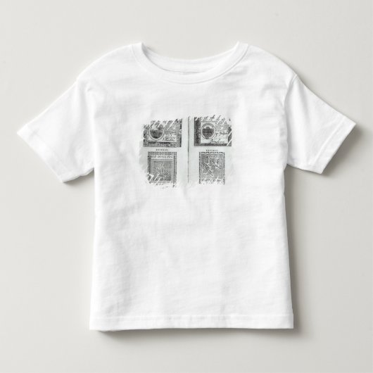 Noten van de continentale valuta kinder shirts (Voorkant)