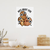 Noten Verliefd Op Jou Grappige Noten Woorden Poster (Keuken)