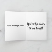 Noten voor je Valentijnsdag Kaart (Binnen)