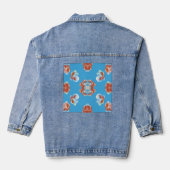 Noten voor jou! denim jacket (Achterkant)