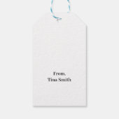 Noten voor jou, herfst favoriet cadeaulabel (Achterkant)