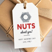 Noten voor jou met metalen noten Valentijnsdag