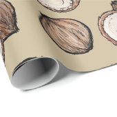 Noten voor kokospatroon cadeaupapier (Rol Hoek)