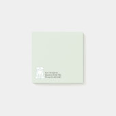 Noten voor medische verzorging post-it® notes (Voorkant)