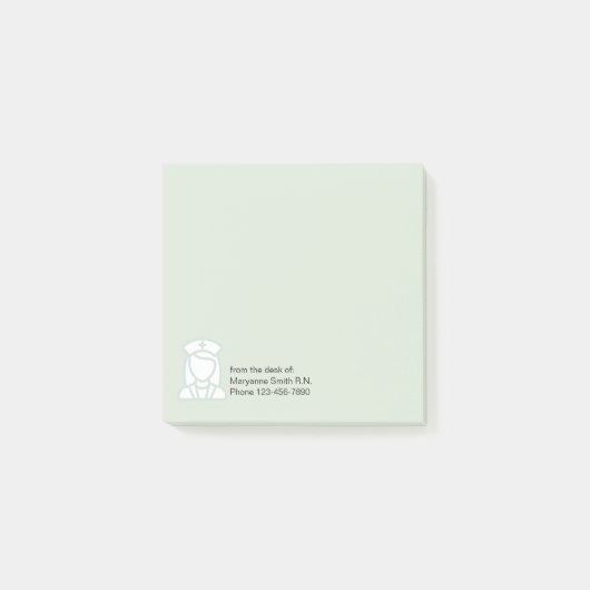 Noten voor medische verzorging post-it® notes (Voorkant)