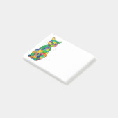 Noten voor regenboogkatten post-it® notes (Schuin)