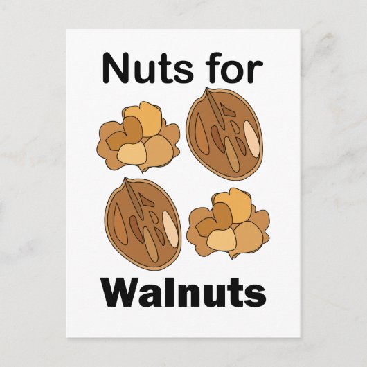 Noten Voor Walnoten Grappig Briefkaart (Voorkant)