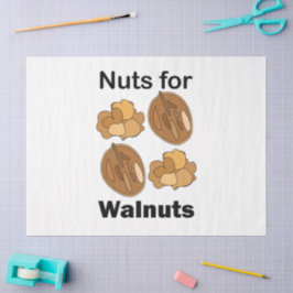 Noten Voor Walnoten Grappig Tissuepapier