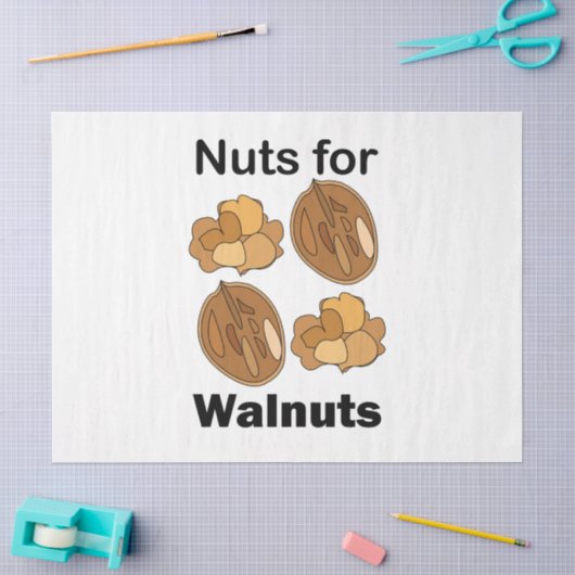 Noten Voor Walnoten Grappig Tissuepapier (Craft)