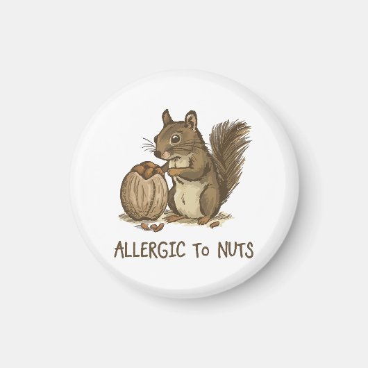Notenallergie Magneet (Voorkant)