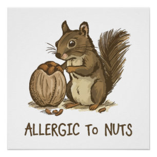 Notenallergie Perfect Poster