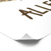 Notenallergie Perfect Poster (Hoek)