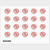 NOTENALLERGIE RONDE STICKER (Vel)