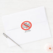 NOTENALLERGIE RONDE STICKER (Envelop)