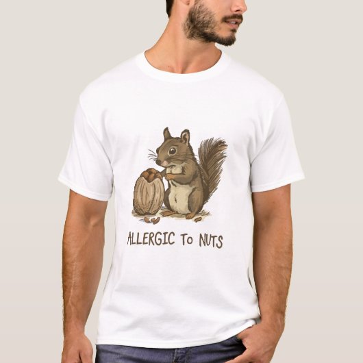 Notenallergie T-shirt (Voorkant)