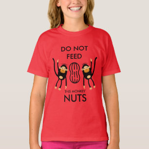 Notenallergie Waarschuwing voor Kinderen T-shirt