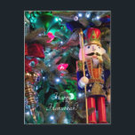 notenbreker en ornament feestdagenkaart<br><div class="desc">Wensend dat uw huis gevuld is met alle vreugde,  liefde en magie van het seizoen!</div>