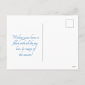 notenbreker en ornament feestdagenkaart (Achterkant)