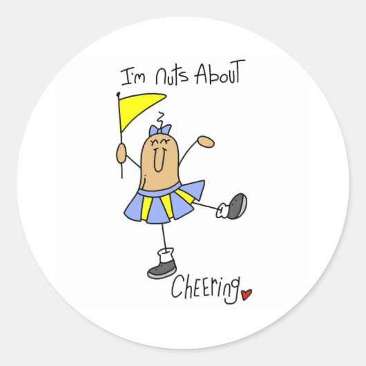 Notendanseres Ronde Sticker (Voorkant)