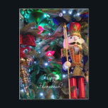 notenknaker en ornament feestdagenkaart<br><div class="desc">Mogen uw huis vervuld zijn
van alle vreugde, 
liefde,  & magie van
het seizoen!</div>