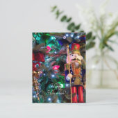 notenknaker en ornament feestdagenkaart (Staand voorkant)