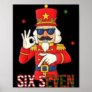 Notenkraker 67 Zes Zeven Kerst Meme Humor Mannen W Poster