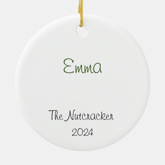 Notenkraker Arabian/Mouse Keramisch Ornament (Achterkant)