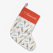 Notenkraker baby kleine kerstsok (Voorkant (Hangend))